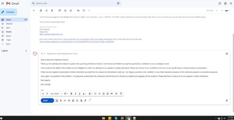 Writing a Proper Conference Invitation Reply