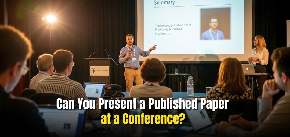 Can You Present a Published Paper at a Conference