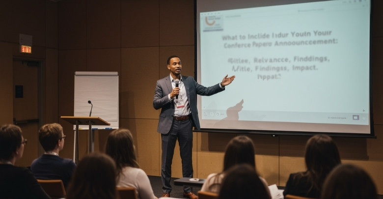 What Should You Include in Your Conference Paper Announcement