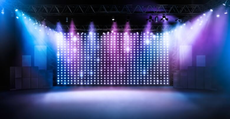 Lighting and Stage Equipment for conference