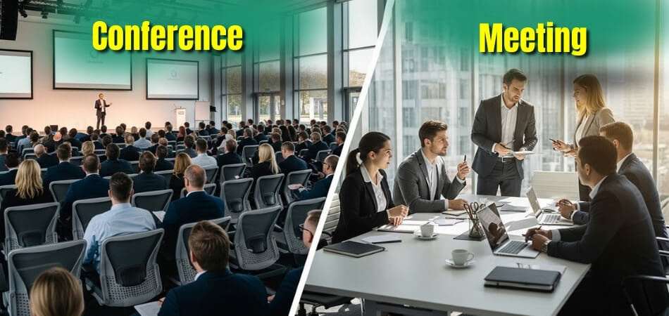 Difference Between a Conference and a Meeting