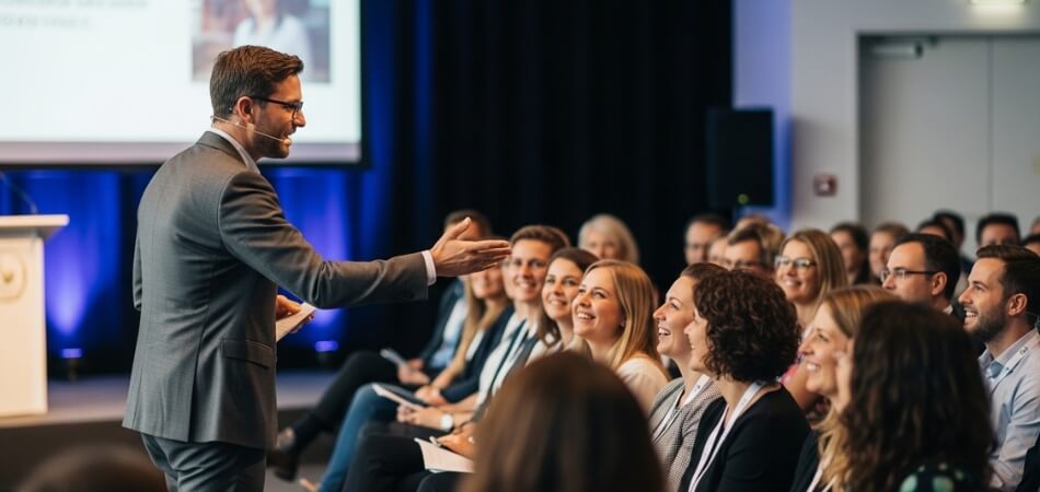 How to Keep the Audience Excited Before the Speaker Comes Up