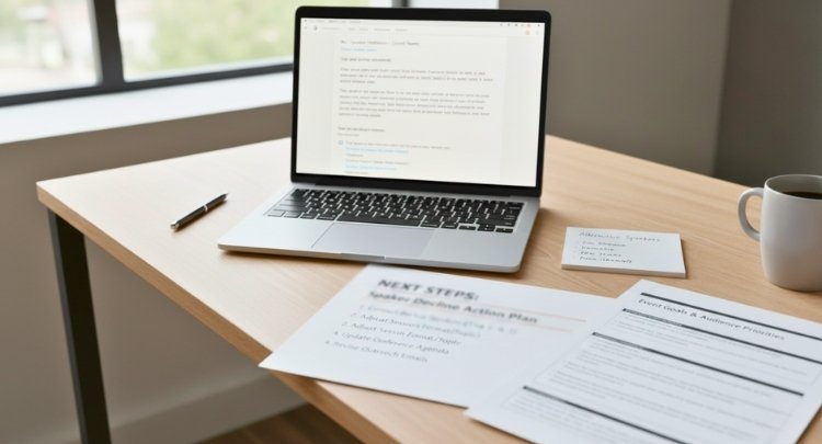 What to Do If a Guest Speaker Declines Your Invitation