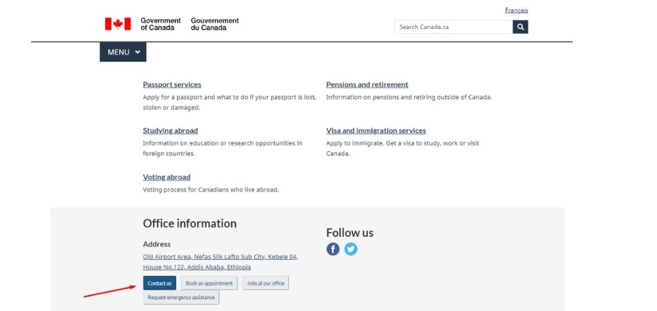 How Can I Contact the Canada Visa Office in Ethiopia