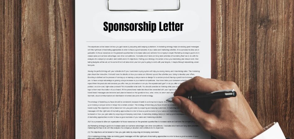 How Do You Write a Sponsorship Letter for a Conference