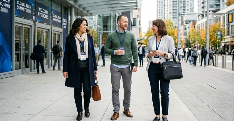 How to Dress Business Casual for Conferences in Different Weather