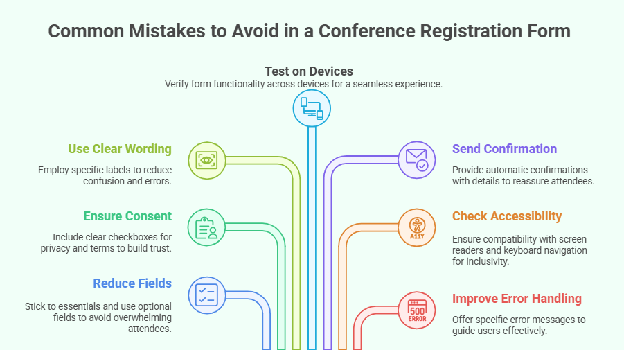 Common Mistakes to Avoid in a Conference Registration Form