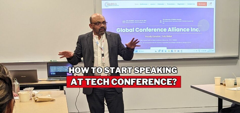 How Do I Start Speaking at A Tech Conference