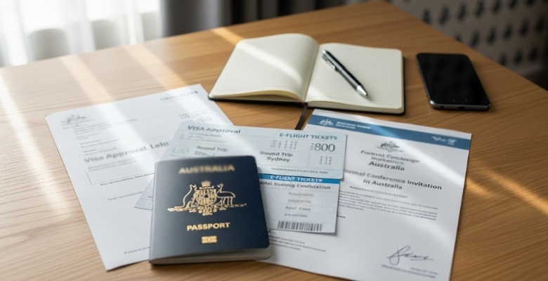 Documents Checklist for an Australian Conference Trip