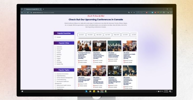 How to Find an Upcoming Canadian Conference for You