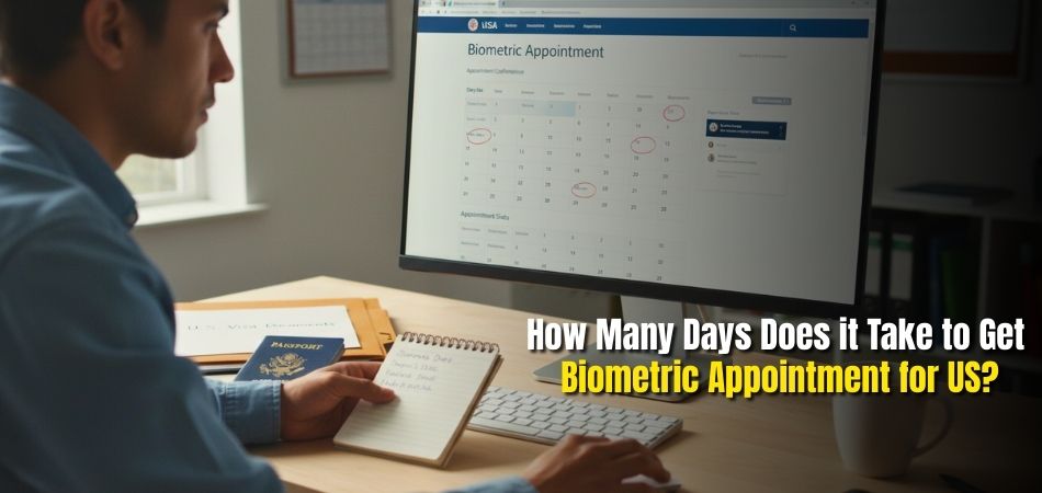 How Many Days Does it Take to Get Biometric Appointment for US