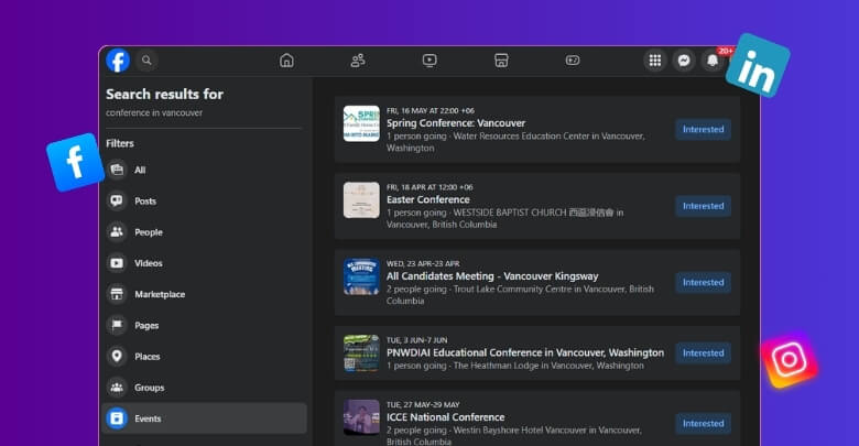 How to Use Social Media to Find Local Conferences
