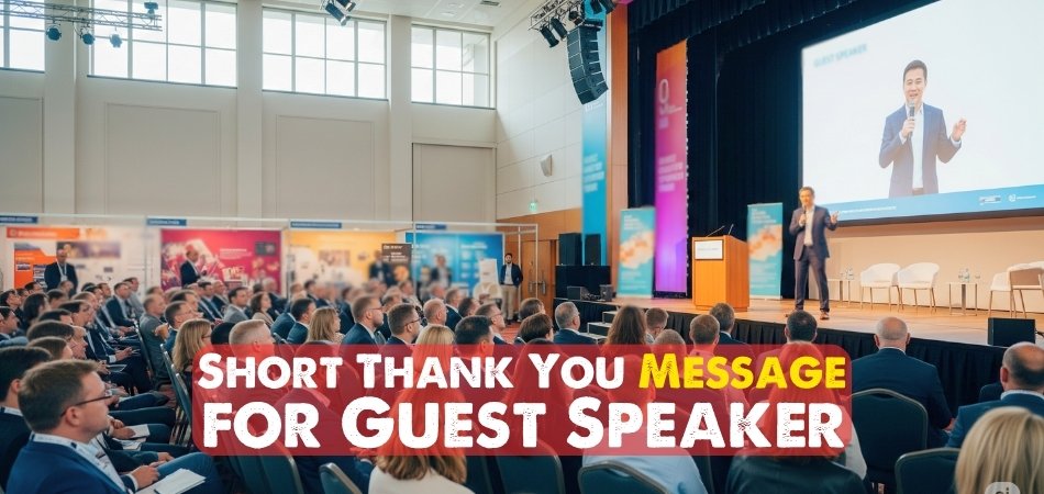Short Thank You Message for Guest Speaker