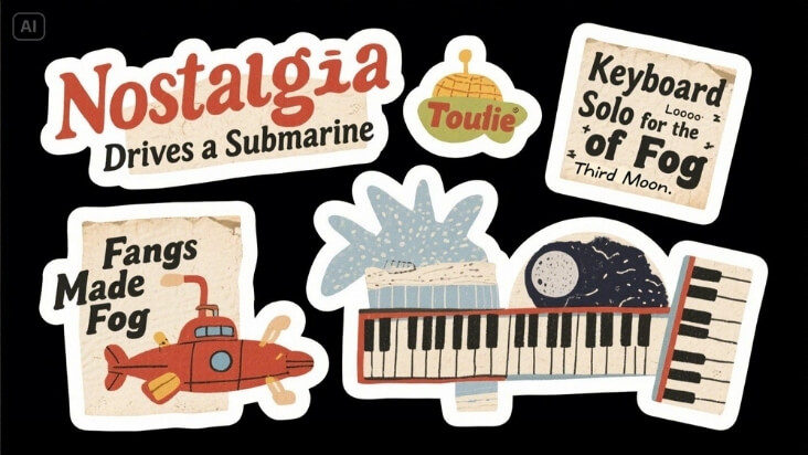 Type, texture, and song titles that scream play me