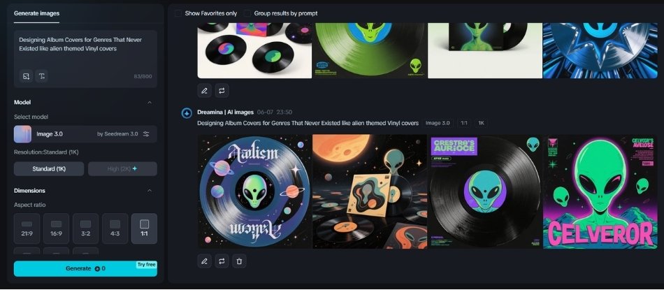 Vinyl Visions Designing Album Covers for Genres That Never Existed