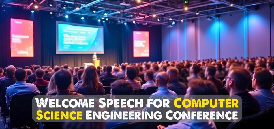 Welcome Speech for Computer Science Engineering Conference