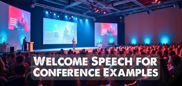 Welcome Speech for Conference Examples