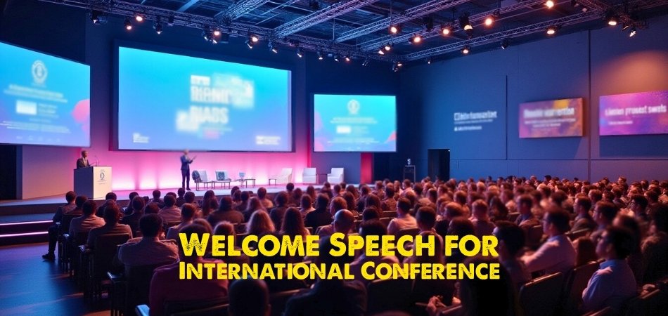 Welcome Speech for International Conference