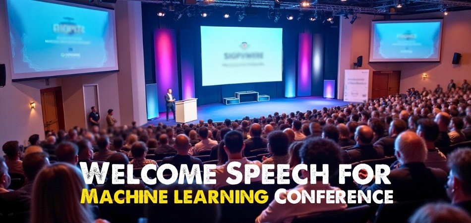 Welcome Speech for Machine Learning Conference