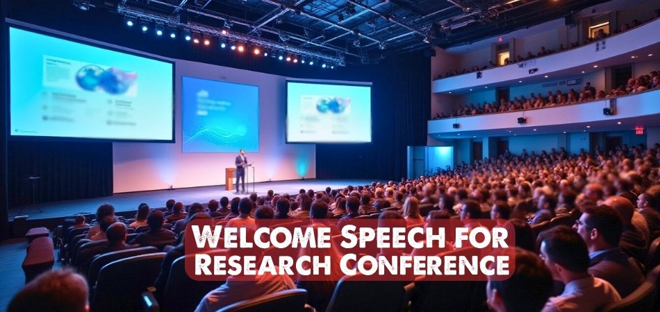 Welcome Speech for Research Conference
