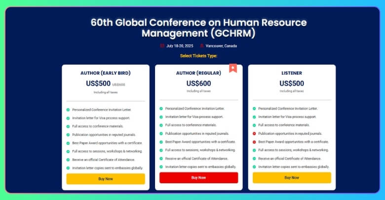 What Does the Conference Ticket Actually Cover