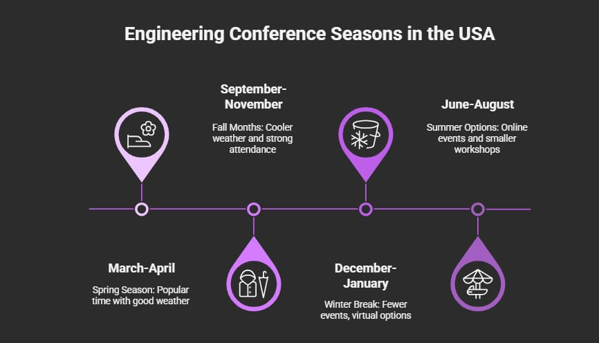 Best Time of Year to Attend Engineering Conferences in the USA