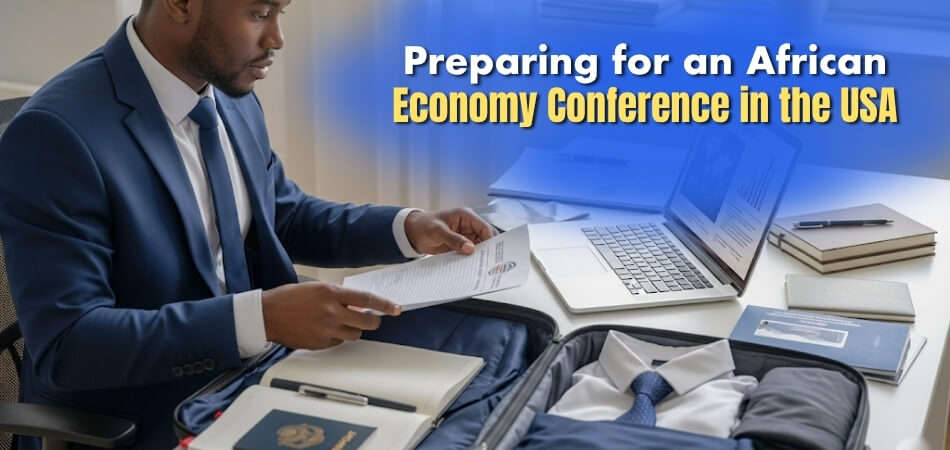 How Do I Prepare for an African Economy Conference in the USA
