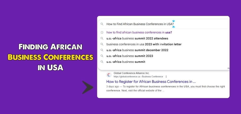 How to Find African Business Conferences in USA?