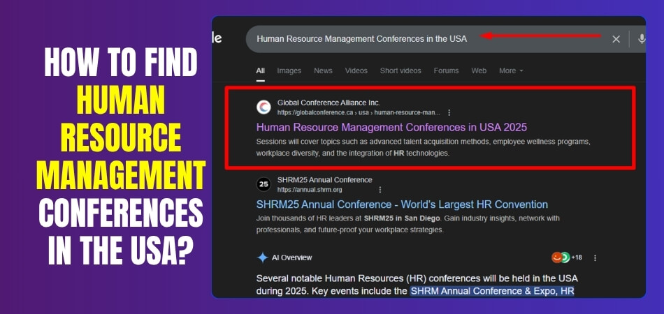 How to Find Human Resource Management Conferences in the USA