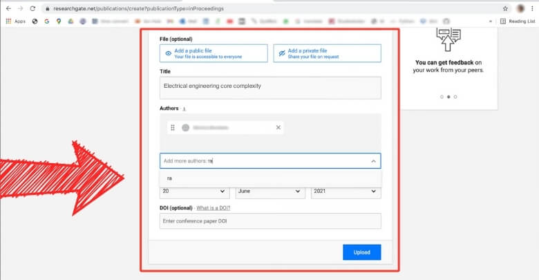 How to Properly Upload a Conference Paper to ResearchGate