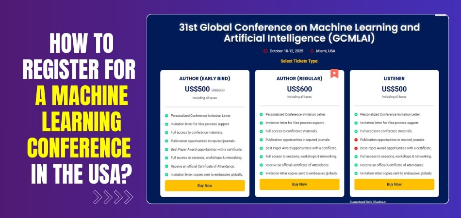 How to Register for a Machine Learning Conference in the USA