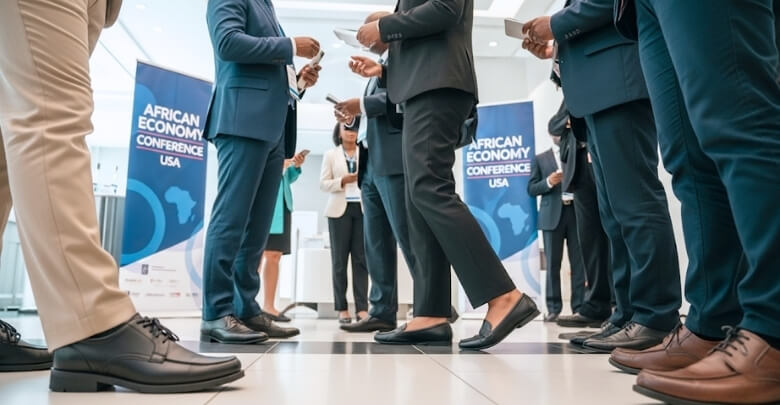 What Footwear Is Best for a Full Day at an African Economy Conference in the USA