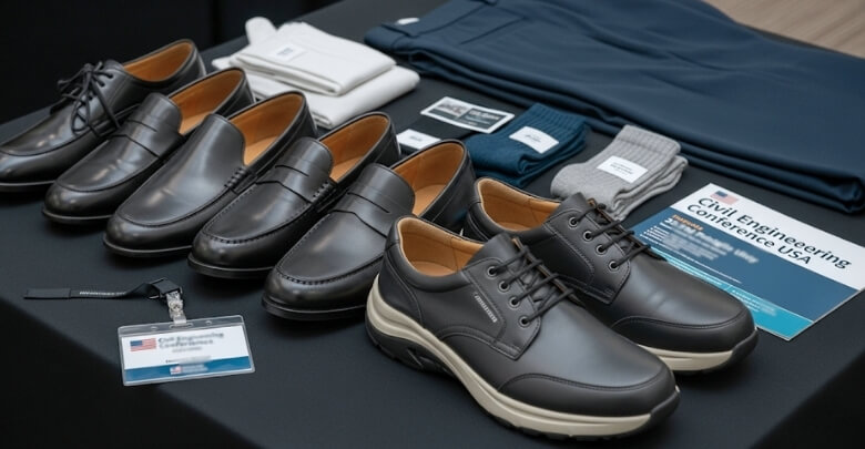 What Footwear Options Are Best for Attending a Civil Engineering Conference