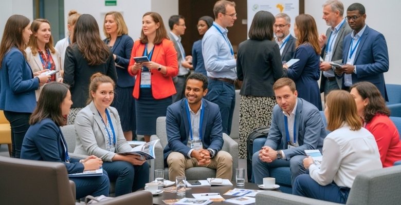 Who Usually Attends African Business Conferences Without Presenting?
