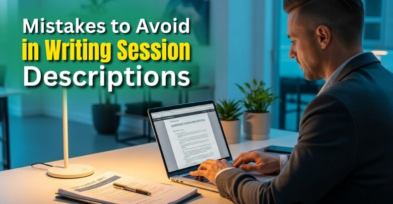 Common Mistakes to Avoid in Writing Session Descriptions