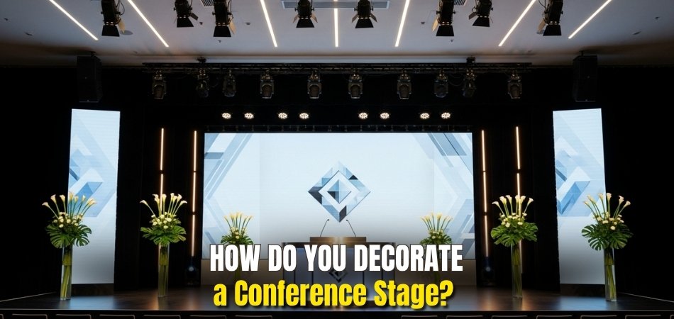 How Do You Decorate a Conference Stage