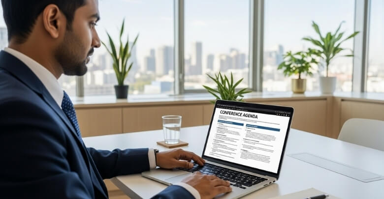 How to Share the Conference Agenda with Attendees