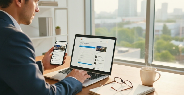 Steps Attendees Take to Join a Small Conference