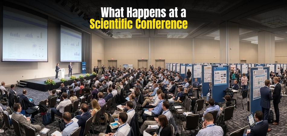 What Happens at a Scientific Conference