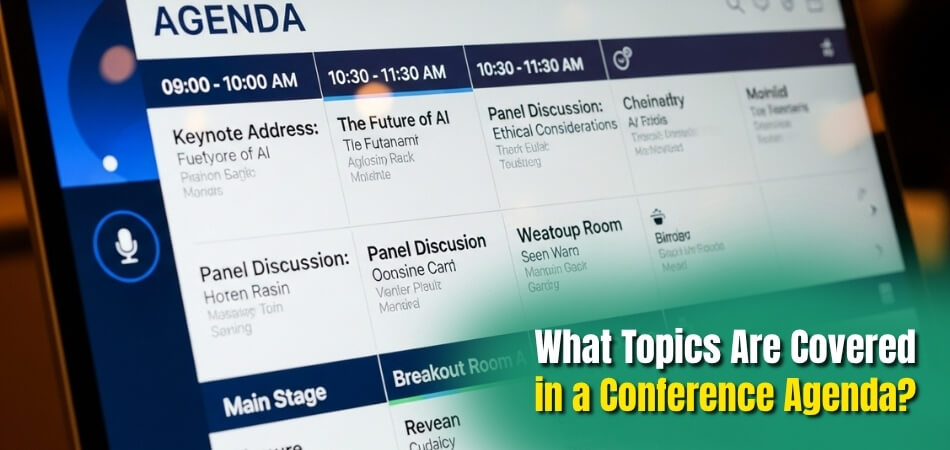 What Topics Are Covered in a Conference Agenda