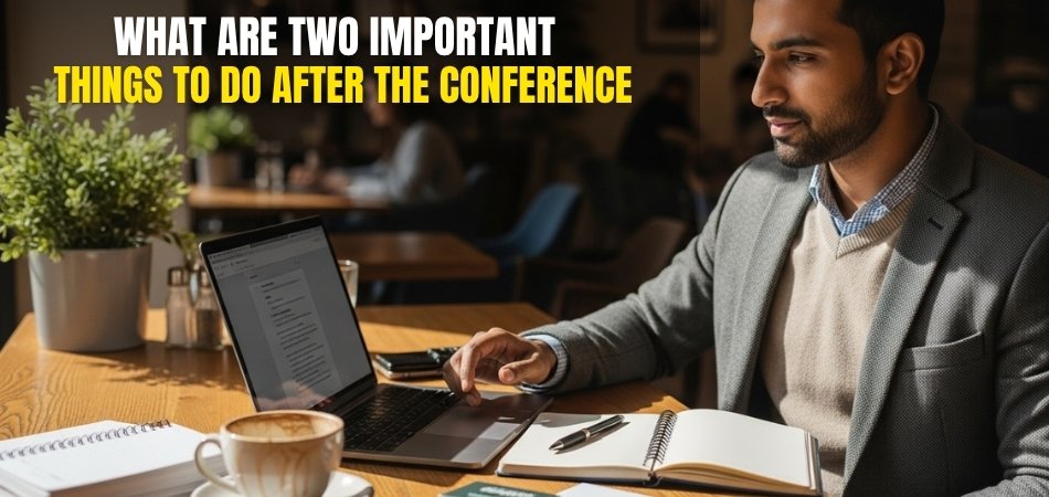 What are Two Important Things to Do After the Conference