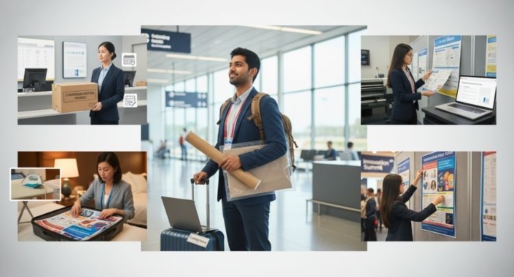 Alternative Ways to Transport Posters for Conferences or