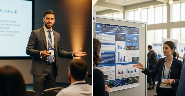 How Do Different Fields Treat Conference Presentations