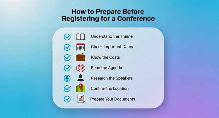 How to Prepare Before Registering for a Conference
