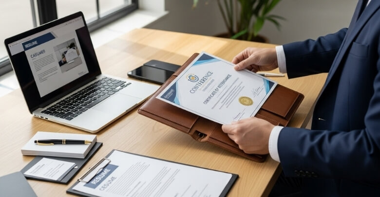 How to Present a Conference Certificate on Your Resume or Portfolio