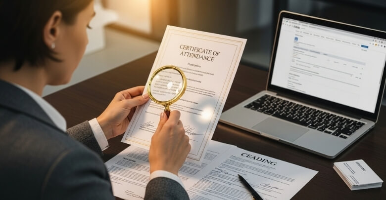 How to Verify the Authenticity of a Conference Certificate