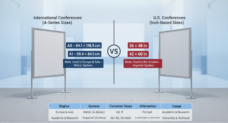 International vs. U.S. Conference Poster Standards – What’s the Difference